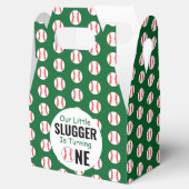 Little Slugger Baseball 1. Geburtstag Geschenkschachtel (Geöffnet)