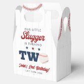 Little Slugger Baseball 2. Geburtstag Geschenkschachtel (Geöffnet)