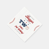 Little Slugger Baseball 2. Geburtstag Serviette (Ecke)