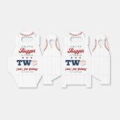 Little Slugger Baseball 2nd Birthday Geschenkschachtel (Ungefaltet)