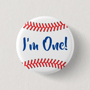 Little Slugger Baseball Geburtstagsparty Button