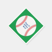 Little Slugger Baseball Geburtstagsparty Serviette (Ecke)