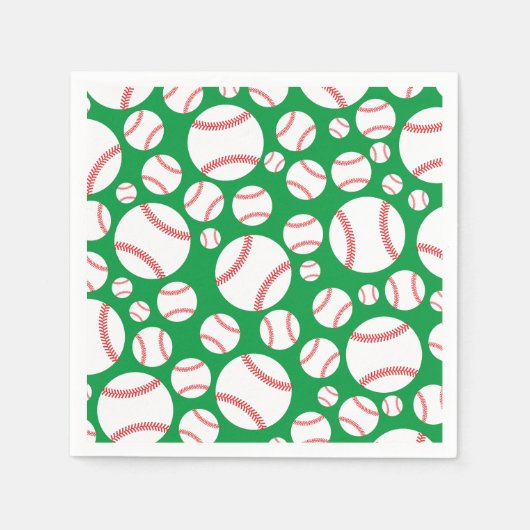 Little Slugger Baseball Geburtstagsparty Serviette (Vorderseite)