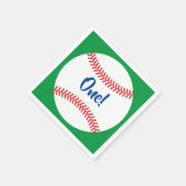 Little Slugger Baseball Geburtstagsparty Serviette (Ecke)