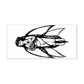 Little Snail Fairy Gummistempel (Prägung)