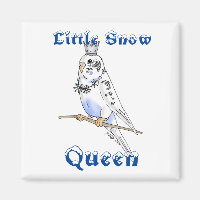 Little Snow Queen Budgie Magnet