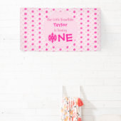 Little Snowflake 1. Geburtstag Banner (InSitu)