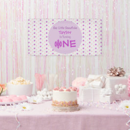 Little Snowflake 1. Geburtstag Banner