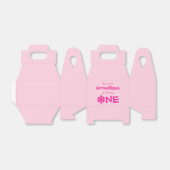 Little Snowflake 1. Geburtstag Geschenkschachtel (Ungefaltet)