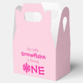 Little Snowflake 1. Geburtstag Geschenkschachtel (Geöffnet)