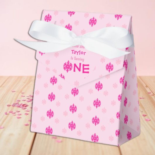 Little Snowflake 1. Geburtstag Geschenkschachtel