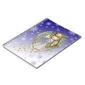 Little Snowflake Angel Girls Notebook Notizblock (Linke Seite)