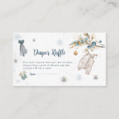 Little Snowflake Clothesline Diaper Raffle Insert  (Vorderseite)