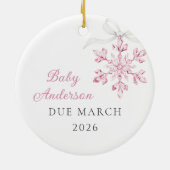 Little Snowflake Girl Ornament (Hinten)