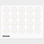 Little Snowflake Winter Baby Shower Sticker (Blatt)