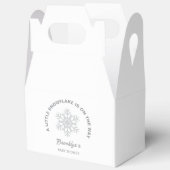 Little Snowflake Winter Shower Gender Neutral Geschenkschachtel (Offen)
