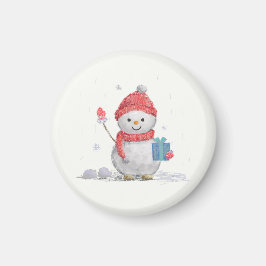 Little Snowman Thrlow Magnet