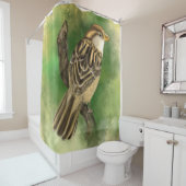 Little Sparrow Duschvorhang - Grün (Beispiel)