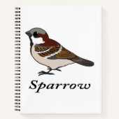 Little Sparrow-Notebook Notizblock (Vorderseite)