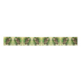 Little Sparrow Satin Ribbon Spring Birds Satinband (Vorderseite)