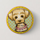 Little Spike Dog Button (Vorderseite)