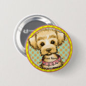 Little Spike Dog Button (Vorne & Hinten)