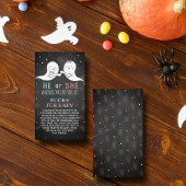 Little Spirit Halloween Ghosts Gender Reveal Party Begleitkarte