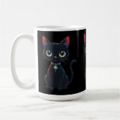 Little Spooky Black Cat Kaffeetasse (Links)