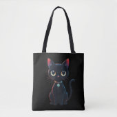 Little Spooky Black Cat Tasche (Vorderseite)