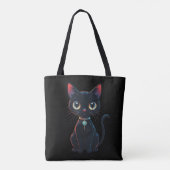 Little Spooky Black Cat Tasche (Rückseite)