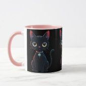 Little Spooky Black Cat Tasse (Links)