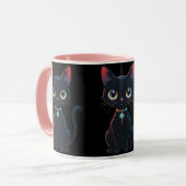 Little Spooky Black Cat Tasse (Vorderseite Links)