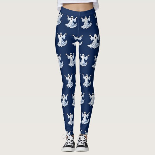 Little Spooky Ghost - Halloween 11 - Fan Fun Leggings (Vorderseite)