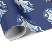 Little Spooky Ghost - Halloween 16 - Fan Fun Geschenkpapier (Rolleneckpunkt)