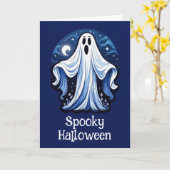 Little Spooky Ghost - Halloween 16 - Fan Fun Karte (Gelbe Blume)