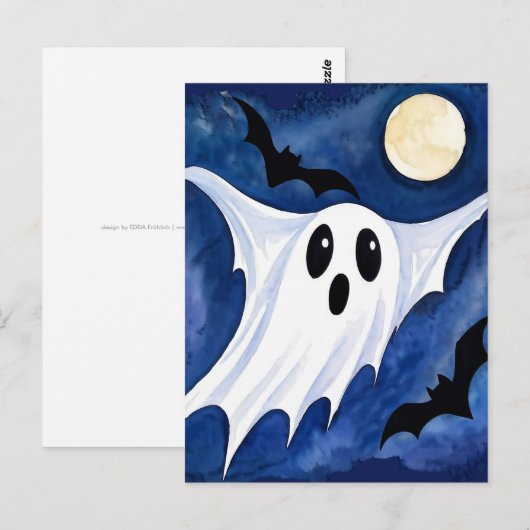 Little Spooky Ghost - Halloween 7 - Fanspass Postkarte (Vorne/Hinten)