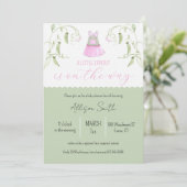 Little Sprout Baby Shower Invitation Einladung (Stehend Vorderseite)