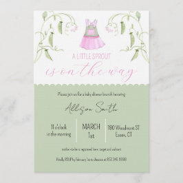 Little Sprout Baby Shower Invitation Einladung