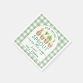 Little Sprout Baby Shower Paper Napkin Serviette (Ecke)