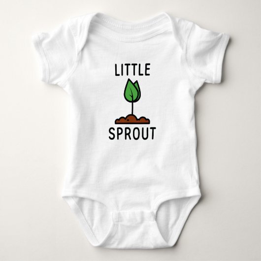 Little Sprout Baby Strampler (Vorderseite)