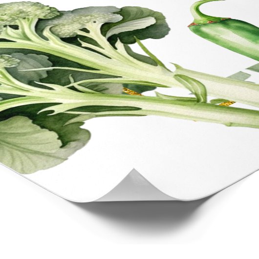 Little Sprout Bauern Market Baby Dusche Poster (Ecke)