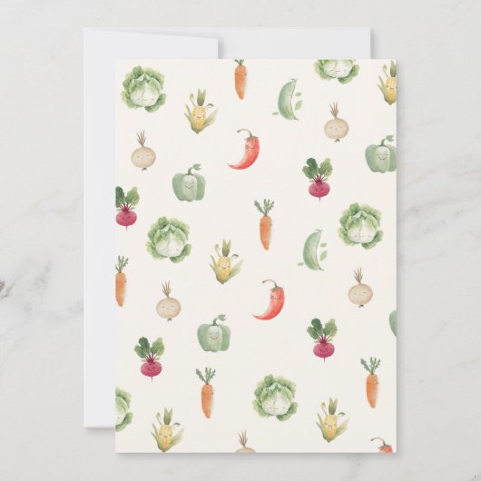 Little Sprout ist auf dem Weg Baby Dusche einladen Einladung (Rückseite)