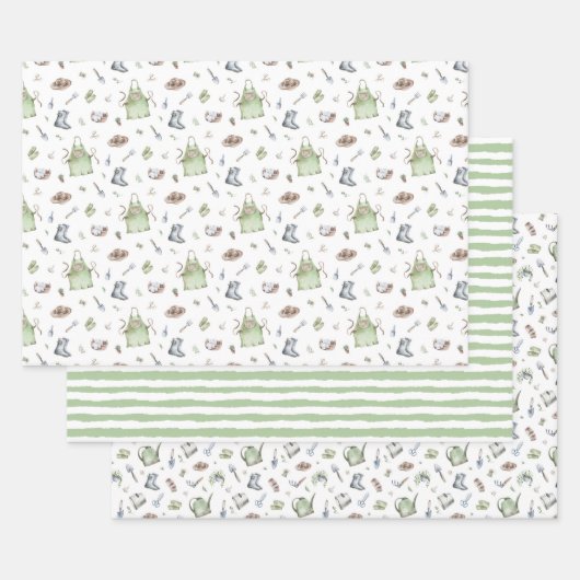 Little Sprout oder Garten Geschenkpapier Set (Set)