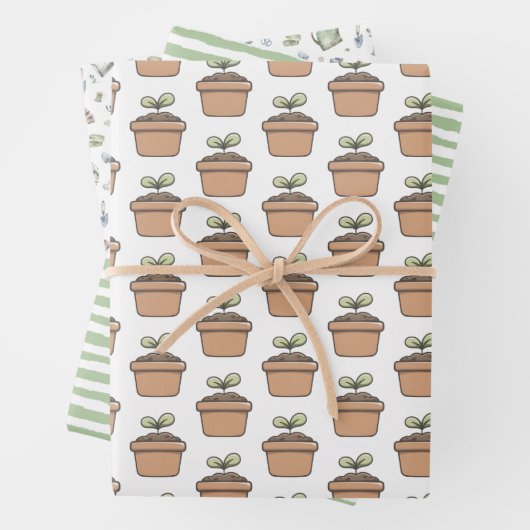 Little Sprout or Garden Geschenkpapier Set (Beispiel)