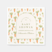 Little Sprout Rustic Garden Baby Shower Serviette (Vorderseite)