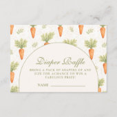 Little Sprout Rustic Garden Diapper Raffle Begleitkarte (Vorderseite)