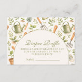 Little Sprout Spring Garden Diapper Raffle Begleitkarte (Vorderseite)