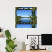 Little Squam Lake Blue Poster (Heimbüro)