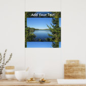 Little Squam Lake Blue Poster (Küche)