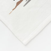 Little Squirrel Blue Personalisiert Fleecedecke (Ecke)